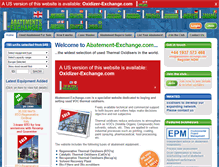 Tablet Screenshot of abatement-exchange.com
